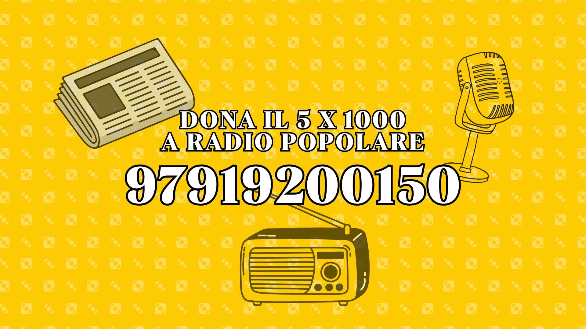 Il tuo 5x1000 per Radio Popolare